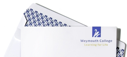 Weymouth College envelope